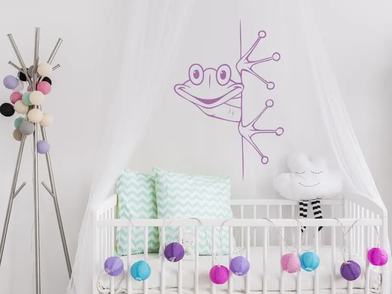 Autocolante Sapo résultat en situation Autocolante Sapo résultat en situation