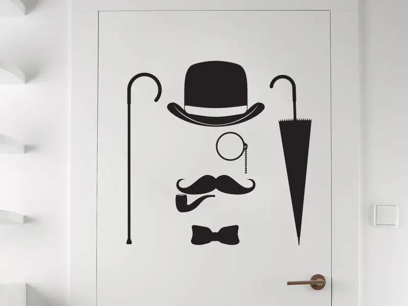 Autocolante de parede Gentleman Autocolante de parede Gentleman