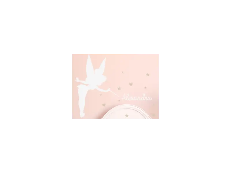Sticker Fée Clochette Personnalisable