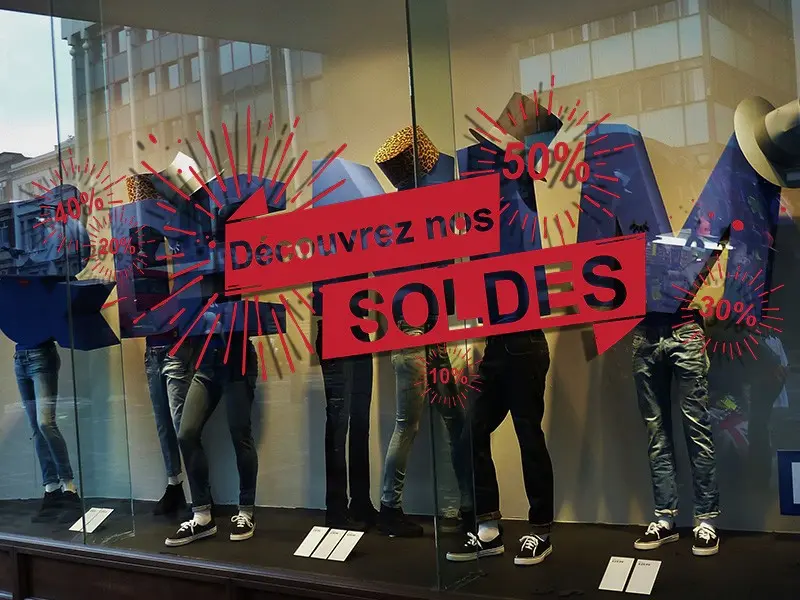 Sticker vitrine Explosions Personnalisable