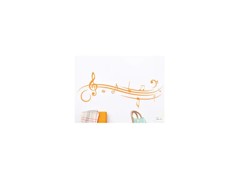 Sticker Partition Musique Design 3