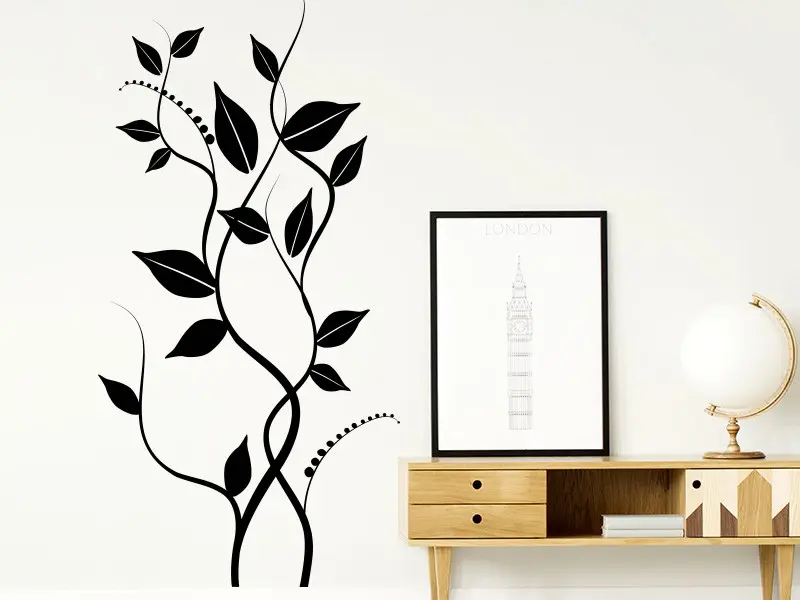 Autocolante de parede Floral 7