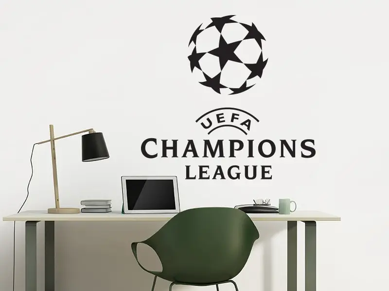 Autocolante de parede Logotipo Foot UEFA Autocolante de parede Logotipo Foot UEFA