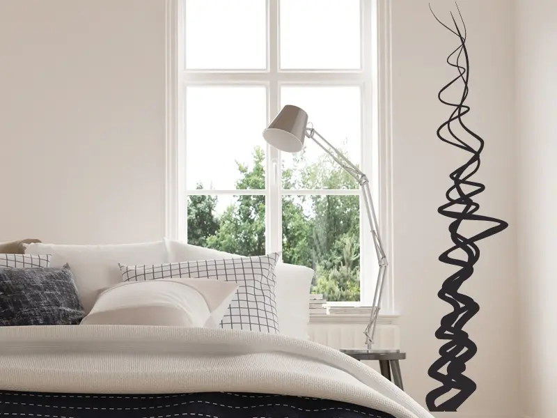 Sticker mural Illusion & Abstrait Branche Abstraite résultat en situation Sticker Branche Abstraite