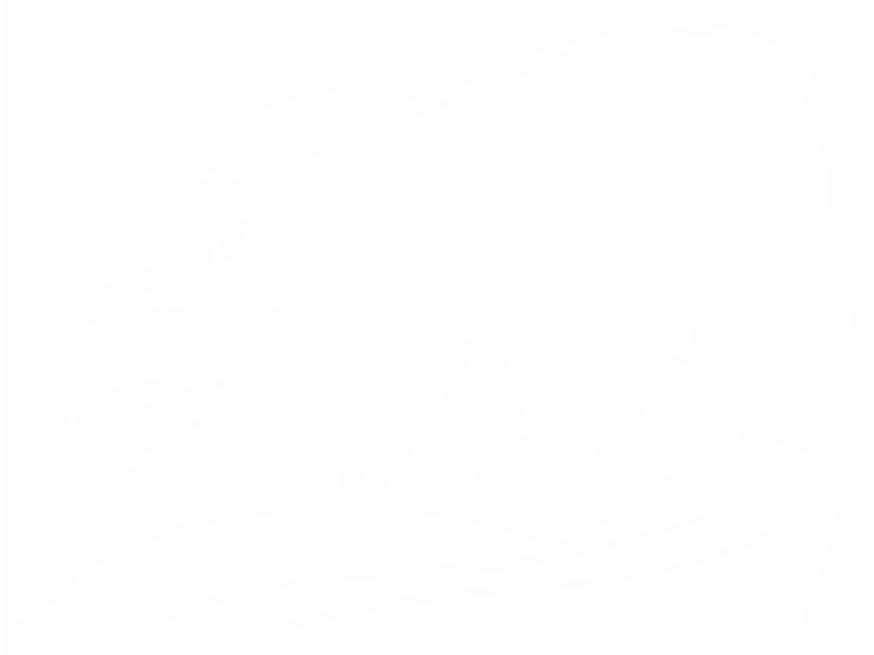 Sticker Paysage Forêt Indienne Boho