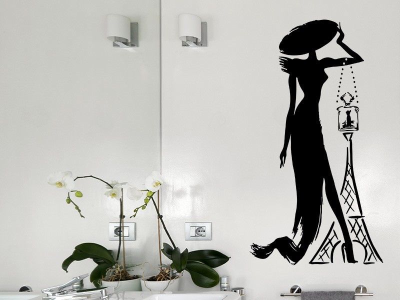Sticker mural La Petite Robe Noire Guerlain 4 résultat en situation