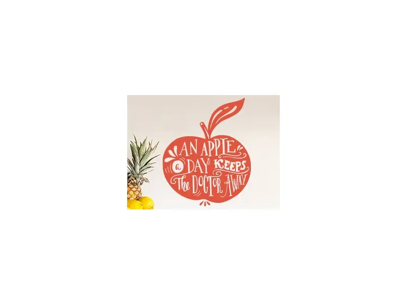 Autocolante An Apple a Day