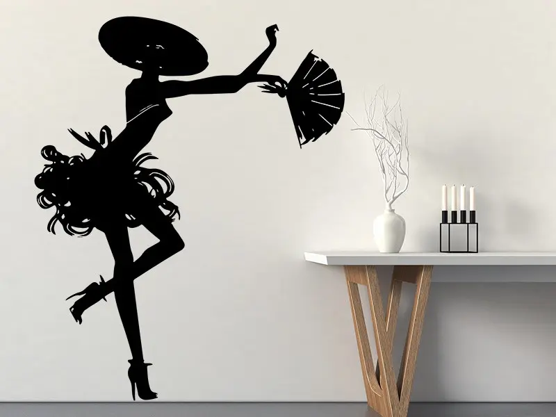 Sticker mural Stickers WC & Salle de bain La Petite Robe Noire Guerlain 6 résultat en situation Sticker La Petite Robe Noire Guerlain 6