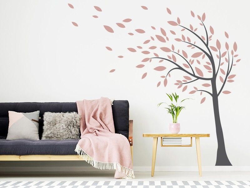 Sticker mural Arbre d'Automne 5 résultat en situation