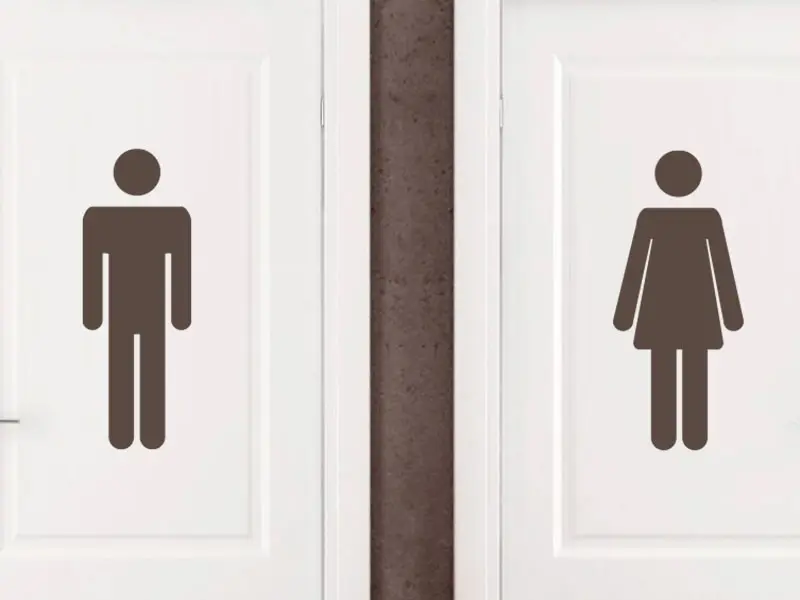 Sticker WC Homme et Femme