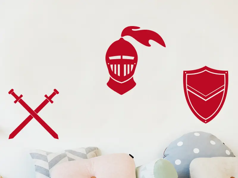 Autocolante Pack Cavaleiro résultat en situation gros plan Autocolante Pack Cavaleiro