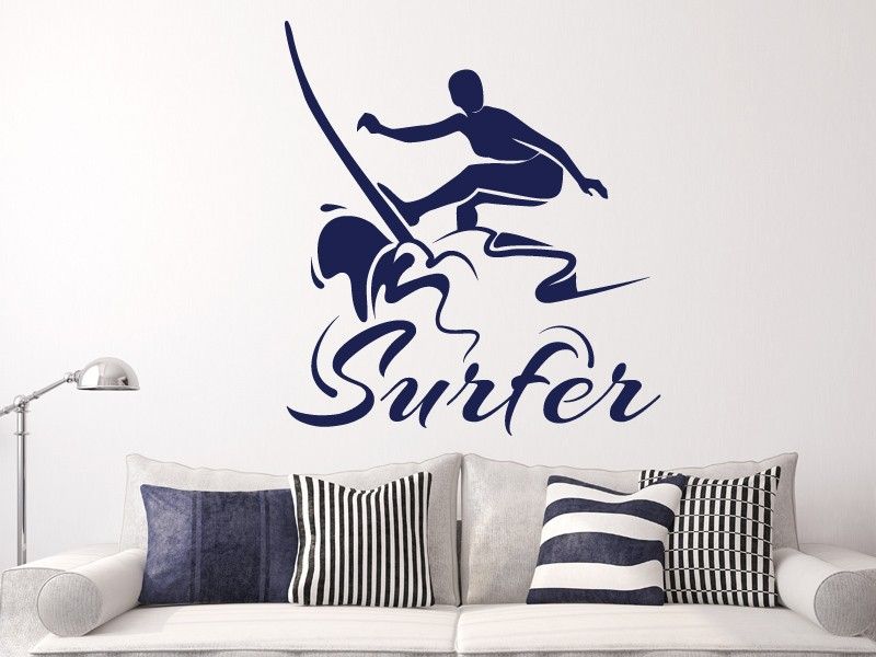 Autocolante de parede Surfer 6