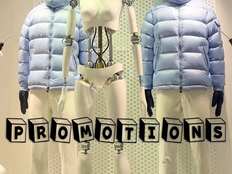 Sticker mural Promotions Promotions Cubes résultat en situation gros plan Sticker Promotions Cubes