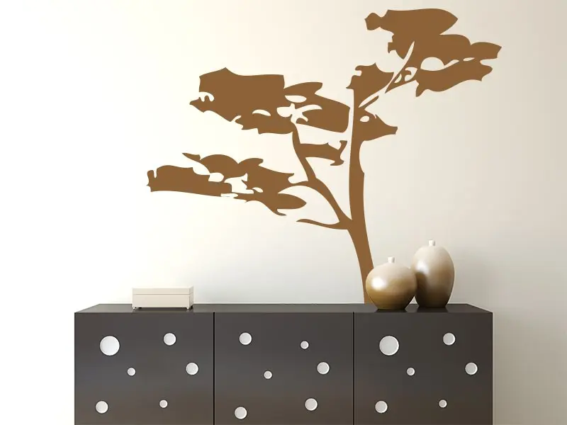 Sticker mural Stickers Arbres Arbre Japonais résultat en situation Sticker Arbre Japonais