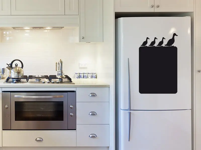 Sticker mural Ardoises Ardoise Canard résultat en situation Sticker Ardoise Canard