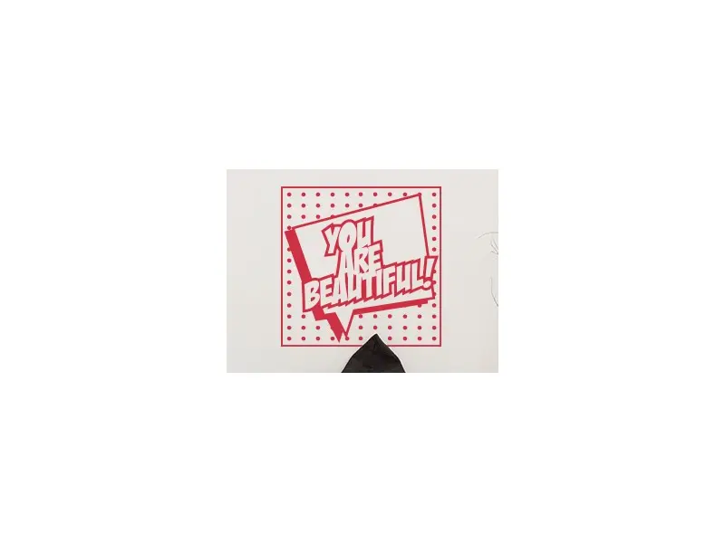 Sticker Pop Art You Are Beautiful