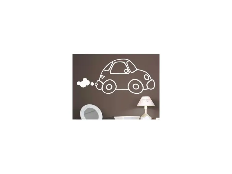 Autocolante de parede Carro Bebê 2