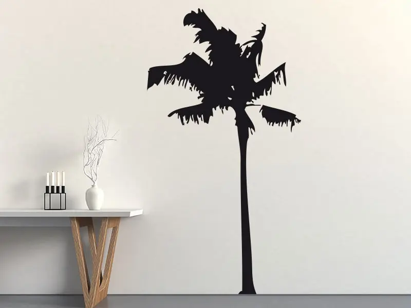 Sticker mural Stickers Arbres Arbre Palmier résultat en situation Sticker Arbre Palmier