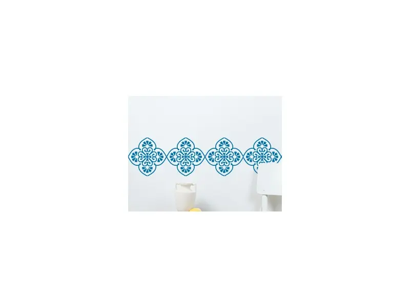 Sticker mural Frises Orientales - Baroques Frise Orientale résultat en situation gros plan Sticker Frise Orientale