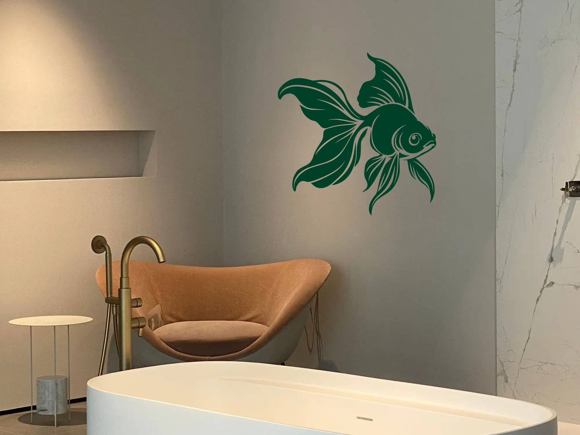 Sticker mural Poisson japonais aux longues nageoires