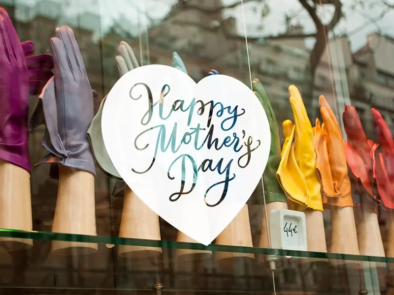 Sticker mural Happy Mother's Day 4 résultat en situation