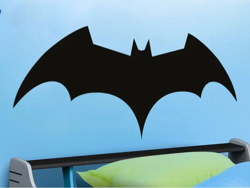 Sticker mural Chevaliers / Cowboys / Héros Chauve souris Batman résultat en situation gros plan Sticker Chauve souris Batman