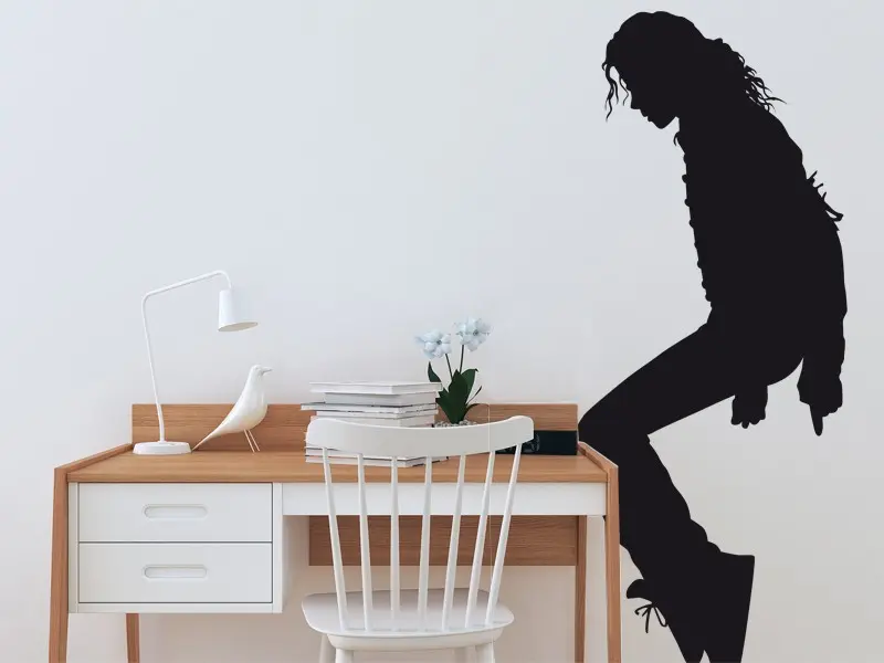 Sticker mural Célébrités King of the Pop 2 résultat en situation Sticker King of the Pop 2