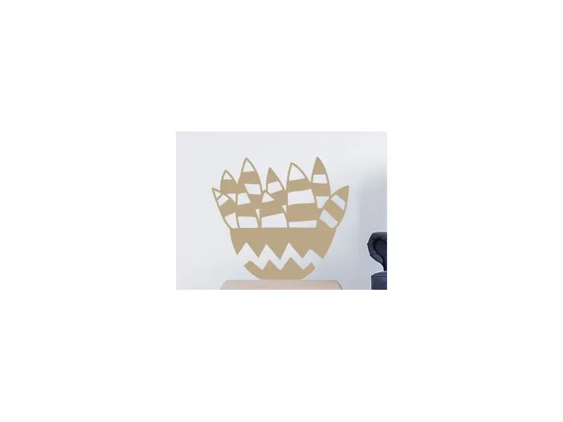 Sticker Vase Aloe Vera