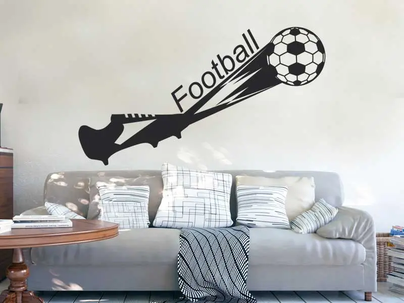 Autocolante de parede Sapato de Futebol Autocolante de parede Sapato de Futebol