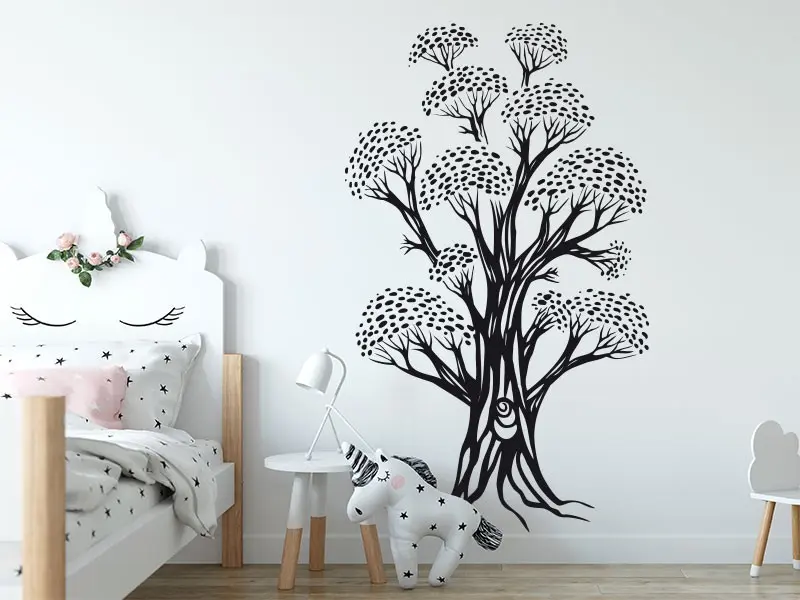 Sticker mural Arbre Magique résultat en situation