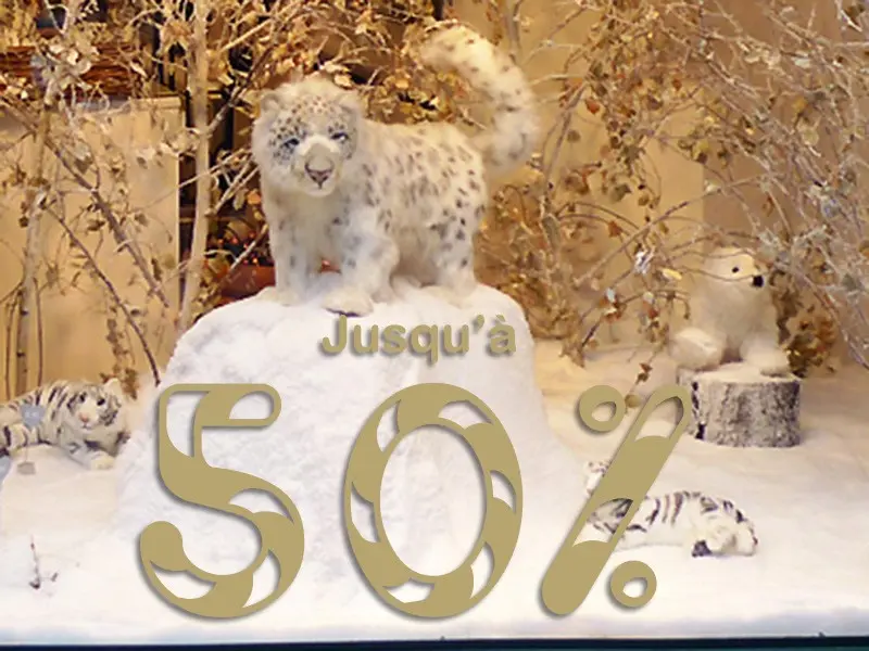 Sticker vitrine Jusqu'à Sucre d'orge Personnalisable