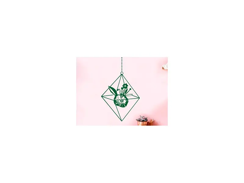 Autocolante de parede Flor suspendida