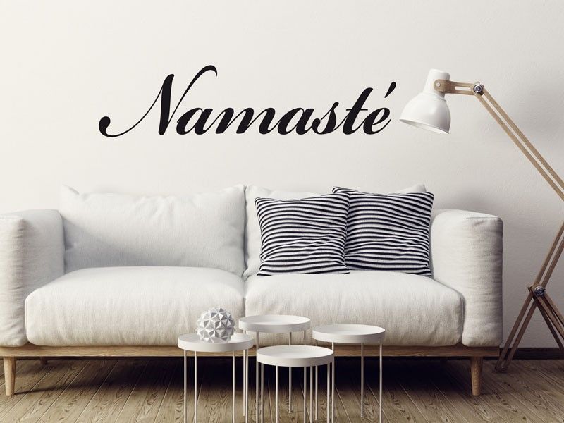 Autocolante de parede Namasté
