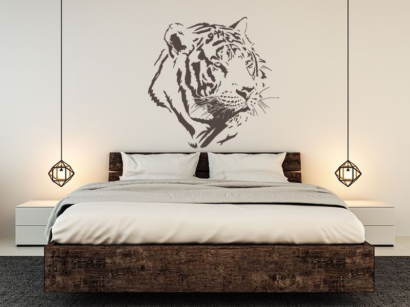 Autocolante de parede Tête de Tigre