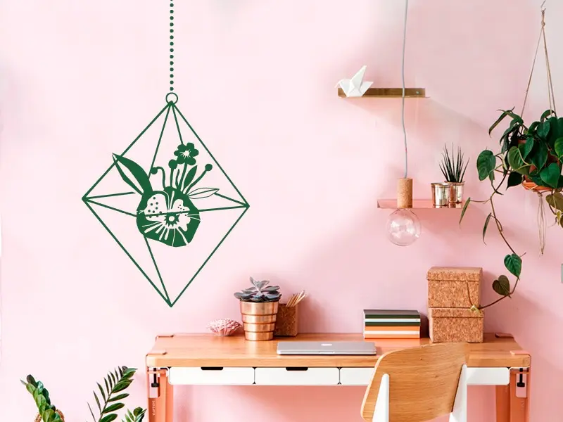 Sticker Fleur Suspendu