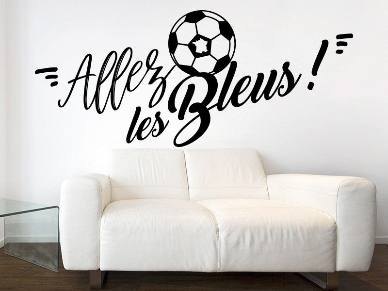 Sticker Foot Allez les Bleus