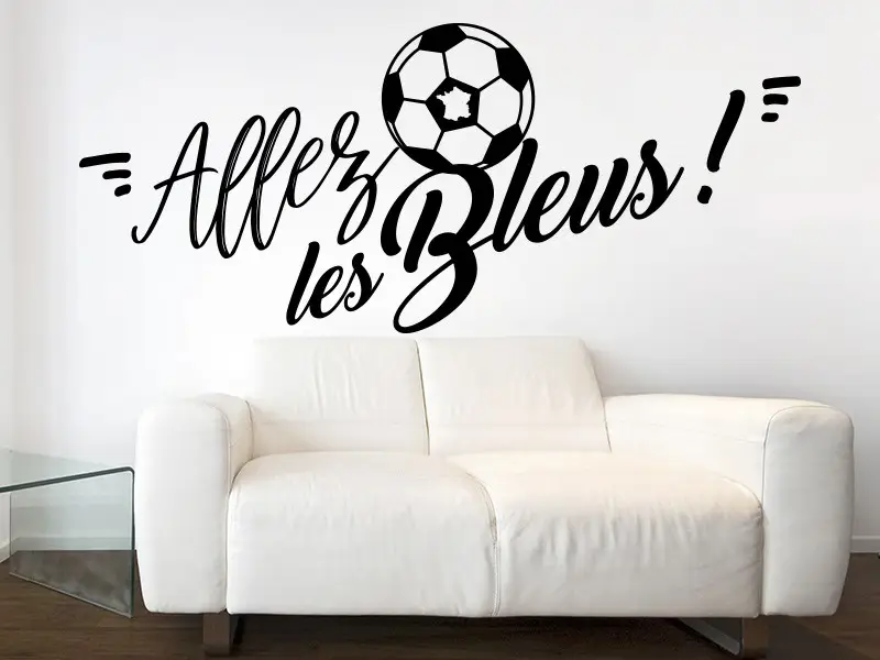 Sticker Foot Allez les Bleus Sticker Foot Allez les Bleus
