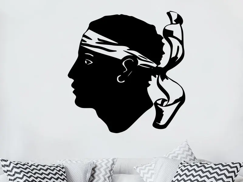 Autocolante Corse - Corsica résultat en situation gros plan Autocolante Corse - Corsica