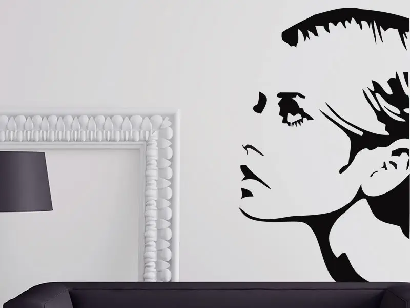 Sticker mural Célébrités Profil Twiggy résultat en situation gros plan Sticker Profil Twiggy