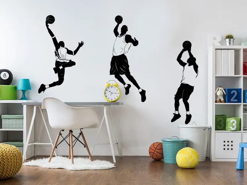 Autocolante de parede Pack Basketball 2 Autocolante de parede Pack Basketball 2