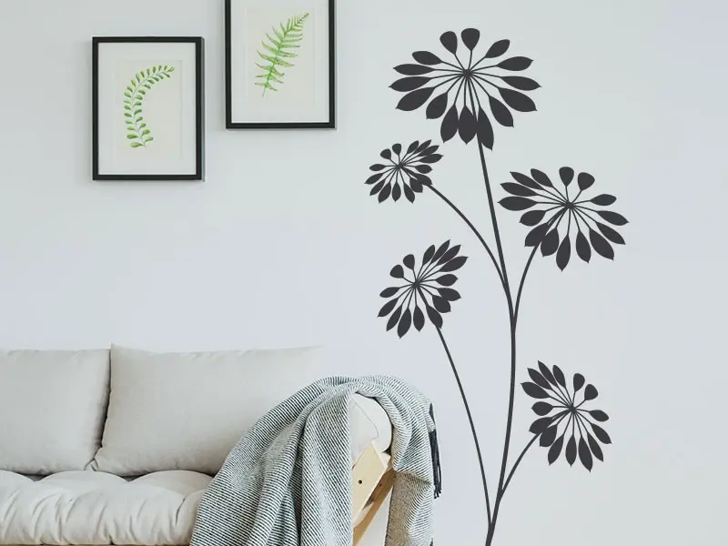 Sticker Fleurs Marguerites 2