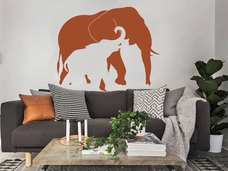Autocolante de parede Elefante 2