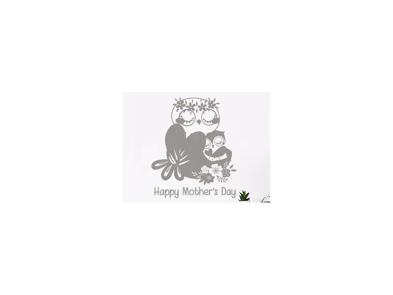 Sticker Famille Hibou