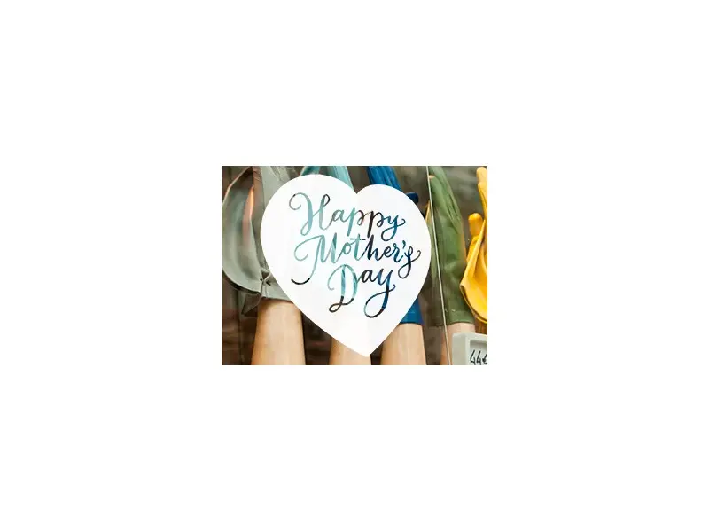 Autocolante Happy Mother's Day 4 résultat en situation gros plan Autocolante Happy Mother's Day 4