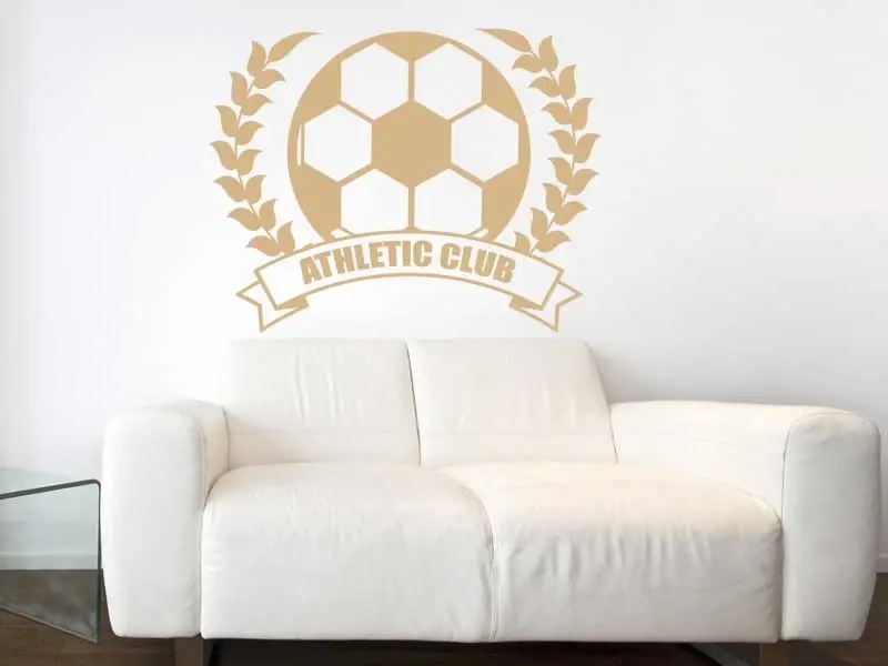 Autocolante de parede Coroa de Futebol Autocolante de parede Coroa de Futebol