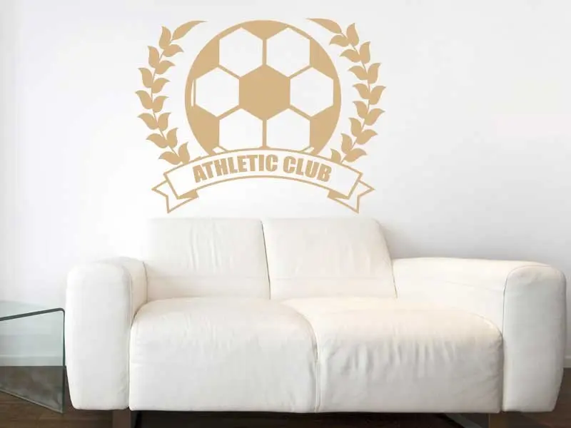 Sticker mural Couronne de Foot résultat en situation