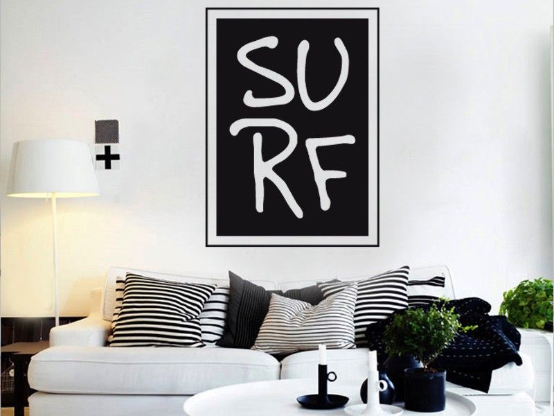 Autocolante de parede Surf Logotipo 2