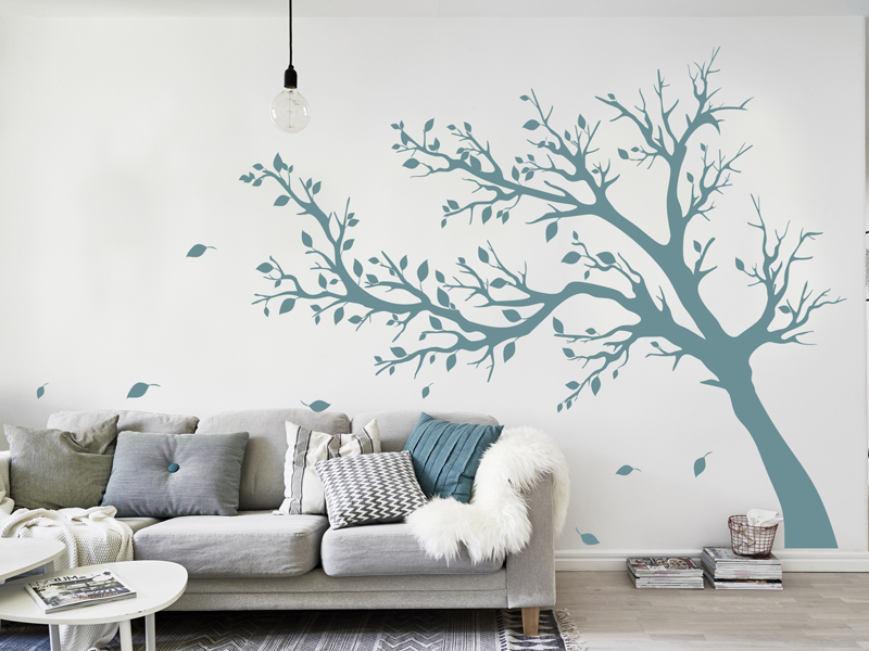 Sticker mural Arbre Automne 3 résultat en situation