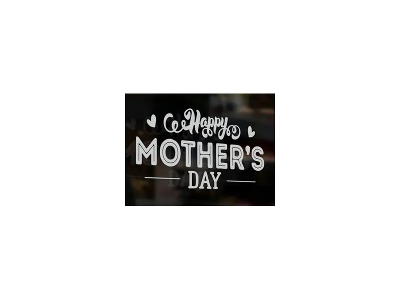 Sticker mural Autres événements Happy Mother's Day 2 résultat en situation gros plan Sticker Happy Mother's Day 2