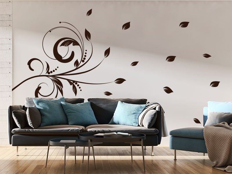 Sticker Branche  Floral d'Automne